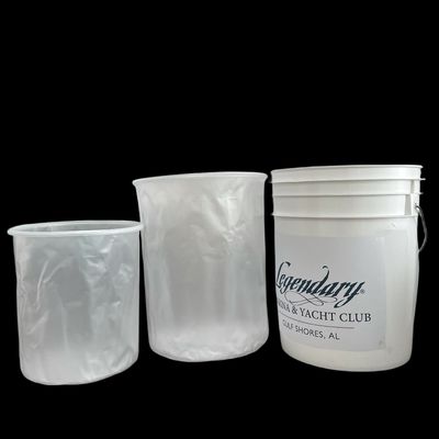 Πιστοποιημένο GAP/ISO/FDA 5 γαλόνια Bucket Liner πλαστικό περιέκτη με κάλυμμα και λαβή