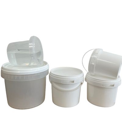500 ml στρογγυλό πλαστικό κουβά PP με κάλυμμα και λαβή για δοχείο αποθήκευσης φυστικοβούτυρου