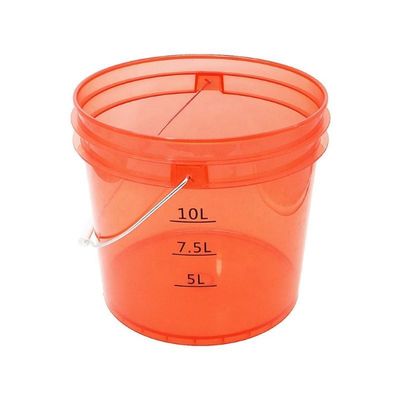Μπλε 3 γαλόνια HDPE πλαστικών κουβάδων και κουβάδων για λύσεις επεξεργασίας υλικών τροφίμων