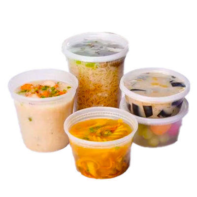 200ml 300ml 500ml 750ml 1L πλαστικό κουβά με κάλυμμα και λαβή