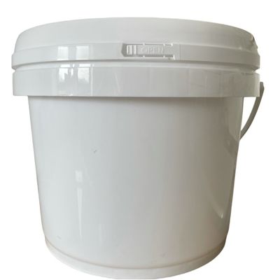 Πολυπροπυλένιο 1L5L7L10L12L16L20L25L Γύρω πλαστικό κουβά με λαβή και καπάκι