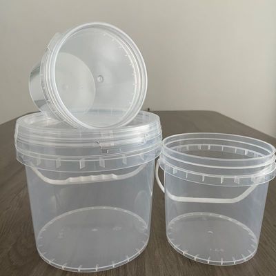 10,0 έως 2,5 mm πάχος Ασφαλής από παραβίαση πλαστικός κουβάς με κάλυψη στρογγυλές μπάνες