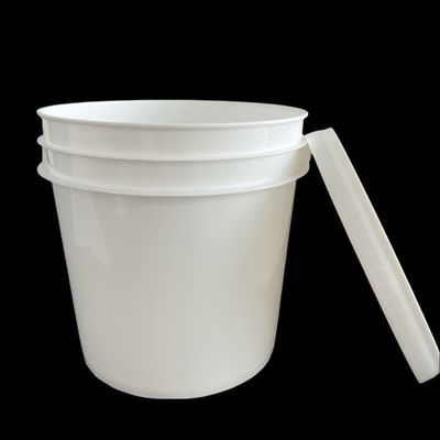 Πολυπροπυλένιο 4L 5L 8L 10L 15L 18L Τροφικό πλαστικό κουβά με εκτύπωση μεταφοράς θερμότητας