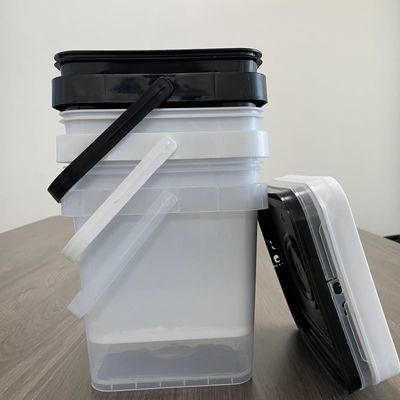 Εγγυημένο από την GAP/ISO/FDA περιέκτη πάγου κόκκινου τετράγωνου με εξατομικευμένη εκτύπωση και εξατομικευμένη