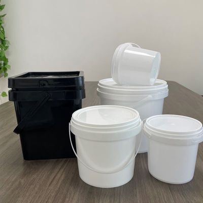 Πολυπροπυλένιο προσαρμοσμένες μπάνες 3L 4L 5L 8L 10L δοχείο πλαστικό κουβά με καπάκι