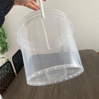 Βιομηχανικό προσαρμοσμένο 1L/2L/4L λευκό πλαστικό κουβά για λύσεις συσκευασίας τροφίμων