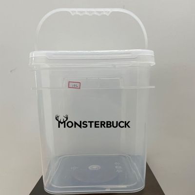 5 γαλόνια 25L 15L 5L 20L προσαρμογή τετραγωνικό κουβά πλαστικό κουβά για σκόνη πλυντηρίου