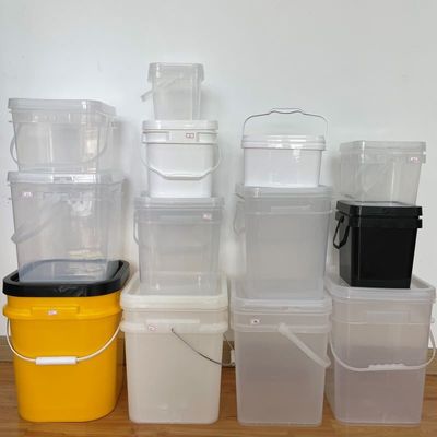 5 γαλόνια 25L 15L 5L 20L προσαρμογή τετραγωνικό κουβά πλαστικό κουβά για σκόνη πλυντηρίου
