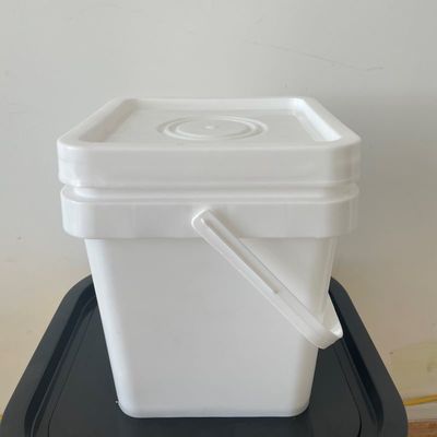 5L τετραγωνικός πλαστικός κουβάς για ποτά και καλλυντικά από υλικό τροφίμων