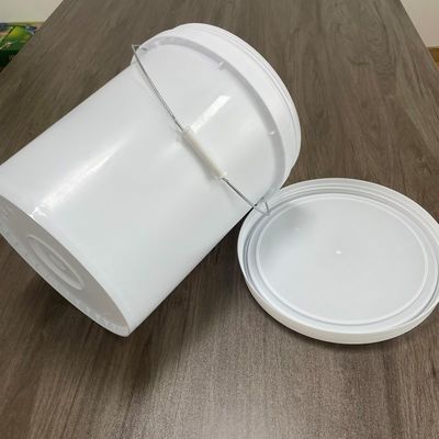 20 λίτρα HDPE πλαστικό κουβά με αλεξίσφαιρο καπάκι και ανθεκτικό υλικό