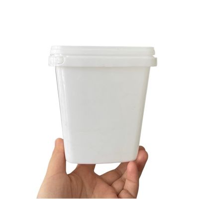 Τετράγωνο κουβά 32oz κουβά τροφίμων με εκτύπωση μεταφοράς θερμότητας και πιστοποιητικό GAP / ISO / FDA