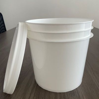 Κόκκινο 1 γαλόνι 2 γαλόνια πλαστικό κουβά με κάλυμμα και χειριστήριο Η τέλεια λύση αποθήκευσης