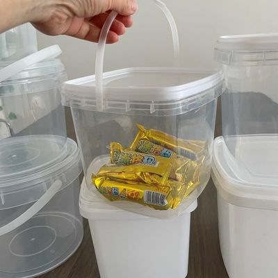 Μεταφορά θερμότητας/εκτύπωση IML Κουτί πλαστικού τετράγωνου για γλυκά και μπισκότα