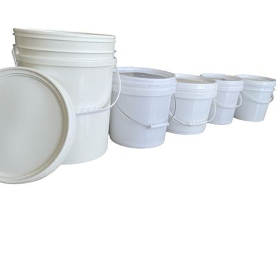 15L 18L 20L 25L HDPE στρογγυλό πλαστικό δομικό κουβά με εκτύπωση μεταφοράς θερμότητας