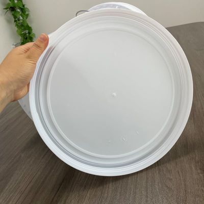 Πώληση 20L Στρογγυλό πλαστικό κουβά με βίδα κάλυμμα εκτύπωση μετάξι Scream / μεταφορά θερμότητας / IML