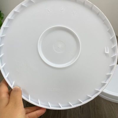 Πώληση 20L Στρογγυλό πλαστικό κουβά με βίδα κάλυμμα εκτύπωση μετάξι Scream / μεταφορά θερμότητας / IML