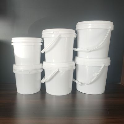 Προσαρμόστε στρογγυλό πλαστικό κουβά σε 2L 5L 8L 10L 15L 20L για αποθήκευση σκόνης απορρυπαντικού