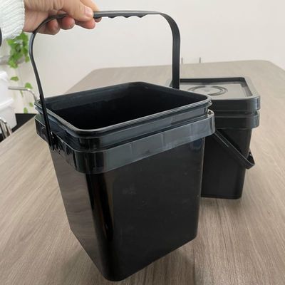 4L 5L 6L 8L τετραγωνικά πλαστικά κουβάκια με χειριστήριο τετραγωνικό ή στρογγυλό