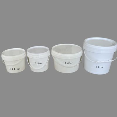 Στρογγυλοί κουβάδες 5L πάχους 1,0-2,5 mm Ιδανικοί για συσκευασία τροφίμων Προσαρμόσιμες και ανθεκτικές