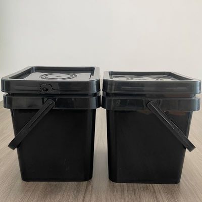 Τύπος μπλε τετραγωνικός κουβάς νερού Βιομηχανία πλαστικοί κουβάδες για βιομηχανική πώληση