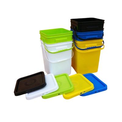 GAP/ISO/FDA Πιστοποιημένο 4L 5L 10L 15L 16L 18L 20L 25L Τροφικό PP πλαστικό κουβά