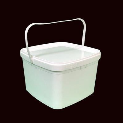 Διαφανές Στρογγυλό Κουβάκι 5L 6L 7L 8L 10L 15L πλαστικό Κουβάκι Τετραγωνικό Τροφίμων