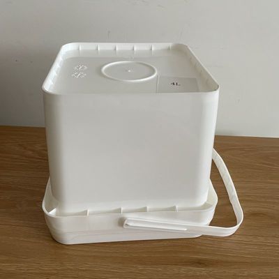 Διαφανές Στρογγυλό Κουβάκι 5L 6L 7L 8L 10L 15L πλαστικό Κουβάκι Τετραγωνικό Τροφίμων