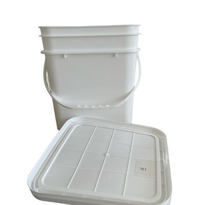 Συσκευή ποτών 10L τετραγωνικός κουβάς με κάλυμμα και λαβή