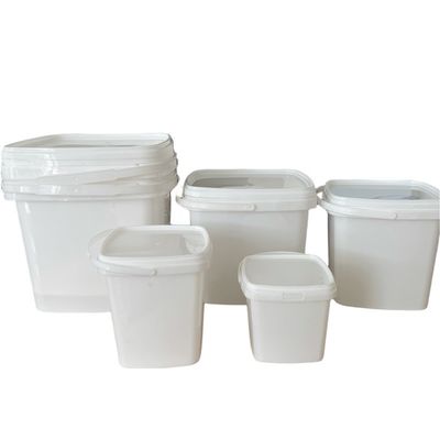 1L-25L τετραγωνικά κουβάκια με χερούλι πιστοποιημένο από την GAP/ISO/FDA και ανθεκτικό στις διαρροές