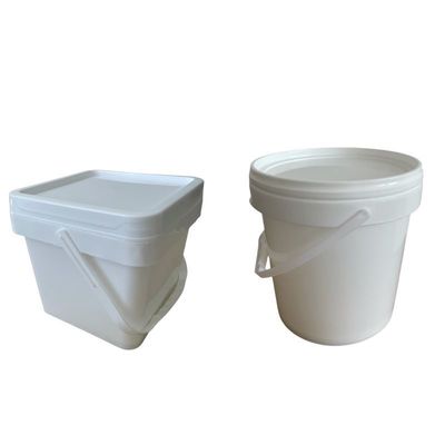 Προσαρμόστε 5L / 8L Στρογγυλό πλαστικό κουβά για μεταλλικό νερό 1.0-2.5mm πάχος και ανθεκτικό