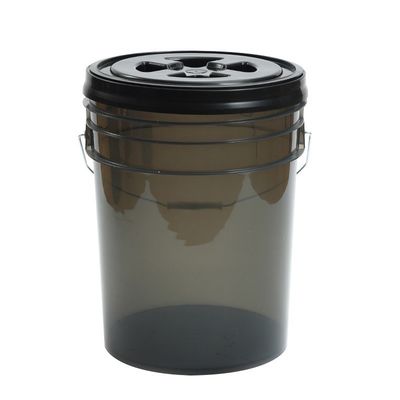 5 γαλόνια HDPE πλαστικό κουβά βιομηχανικό και πιστοποιητικό GAP/ISO/FDA με καπάκια