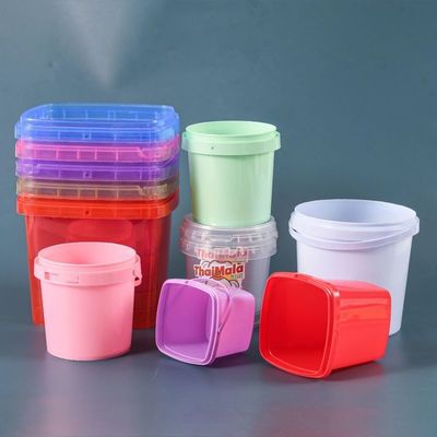 Εγγυημένο από την GAP/ISO/FDA τετράγωνο 200ml-25L πλαστικό κουβά με εύκολο άνοιγμα και κλείσιμο καπάκι