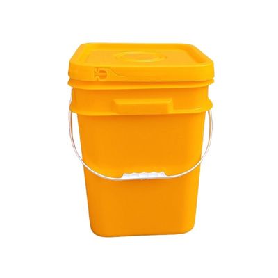 4L 5L 6L 7L 8L 10L 15L 18L 20L τετραγωνικός πλαστικός κουβάς με κάλυμμα