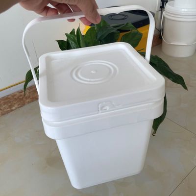 10L 15L 20L τετραγωνικό πλαστικό κουβά με κάλυμμα