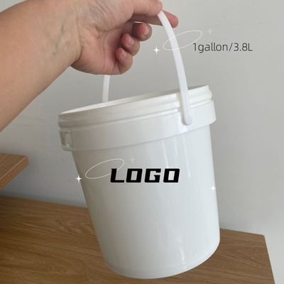 Διαφανής πλαστικός κουβάς 5L με καπάκι βρύσης για υγρά δοχεία Πιστοποιητικό GAP/ISO/FDA