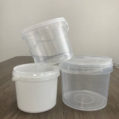 Χημική ποιότητα 500 ml 10 λίτρων πλαστικές κουβάδες κουβάδες τροφίμων σε στρογγυλό ή τετραγωνικό σχήμα