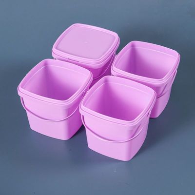 Χημικά Τυποποιημένα 5L 6L 7L 8L 9L 10L Τυπωμένα τετραγωνικά κουβάκια για αποθήκευση τροφίμων