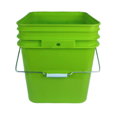 5L-20L κουβά τετραγωνικό πλαστικό κουβά με εξατομικευμένη εκτύπωση και υλικό πολυπροπυλενίου