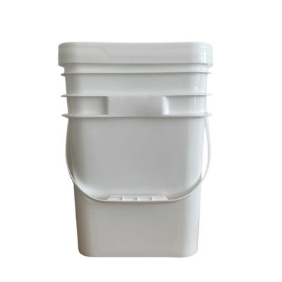 5L-20L κουβά τετραγωνικό πλαστικό κουβά με εξατομικευμένη εκτύπωση και υλικό πολυπροπυλενίου
