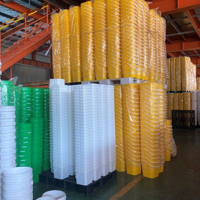 10 λίτρα κουβά με καπάκι από ρητίνη, Epoxy Plastic Bucket GAP/ISO/FDA πιστοποιημένο