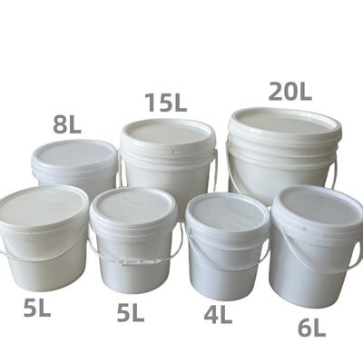 Εργαλείο 5L / 8L / 10L Τυπωτική εξατομικευμένη πλαστική κουβά με κάλυμμα