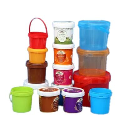 500 ml-5L πλαστικό δοχείο κουβάς για ποπκόρν για ανακύκλωση με επίδειξη και πάχος 1,0 έως 2,5 mm