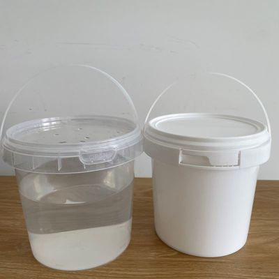 500 ml 1L 2L 3L 4L 5L Διαυγές πλαστικό κουβά Γύρω κουβά για ανθεκτικό και ανθεκτικό σχεδιασμό