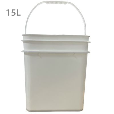 8L/10L/3 γαλόνια εκτυπωμένο HDPE τετραγωνικό πλαστικό κουβά με πάχος κάλυψης HDPE εκτυπωμένο