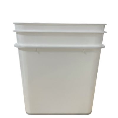 8L/10L/3 γαλόνια εκτυπωμένο HDPE τετραγωνικό πλαστικό κουβά με πάχος κάλυψης HDPE εκτυπωμένο