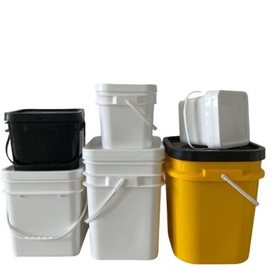 1L / 2L / 3L / 4L / 5L Κούπα αποθήκευσης Αδιάβροχο και ευέλικτο πολυπροπυλενικό τετραγωνικό κουβά με κάλυμμα