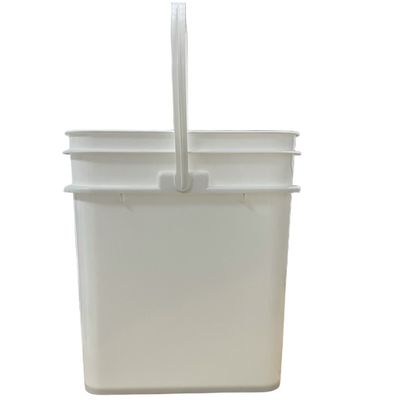 1L / 2L / 3L / 4L / 5L Κούπα αποθήκευσης Αδιάβροχο και ευέλικτο πολυπροπυλενικό τετραγωνικό κουβά με κάλυμμα