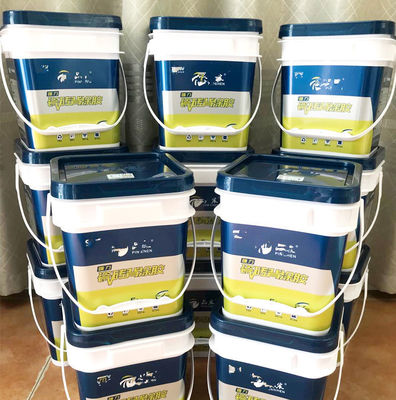 2L / 4L / 5L / 8L / 10L / 15L / 18L PP δοχείο πλαστικό κουβά 5 γαλόνια τετραγωνικό κουβά με καπάκι