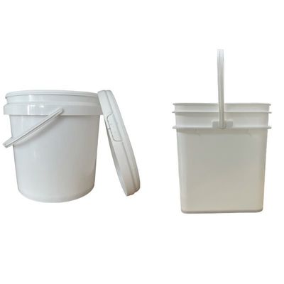 2L / 4L / 5L / 8L / 10L / 15L / 18L PP δοχείο πλαστικό κουβά 5 γαλόνια τετραγωνικό κουβά με καπάκι
