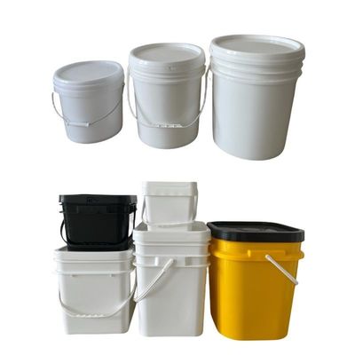 Τετράγωνο πλαστικό κουβά 1L/2L/3L/4L/5L ορθογώνιο πλαστικό κουβά με καπάκι